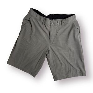 Burnside Men's 36” Waist‎ Shorts Hybrid Stretch Cotton Walking Charcoal